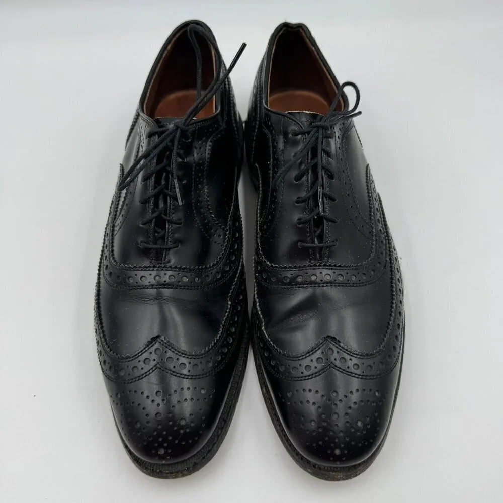 Allen Edmonds McAllister Wingtip Oxford Dress Shoes Black Mens Size 8D